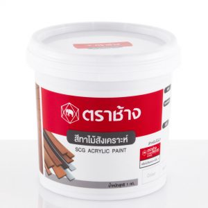 สีทาไม้ฝา เอสซีจี สีสักทอง