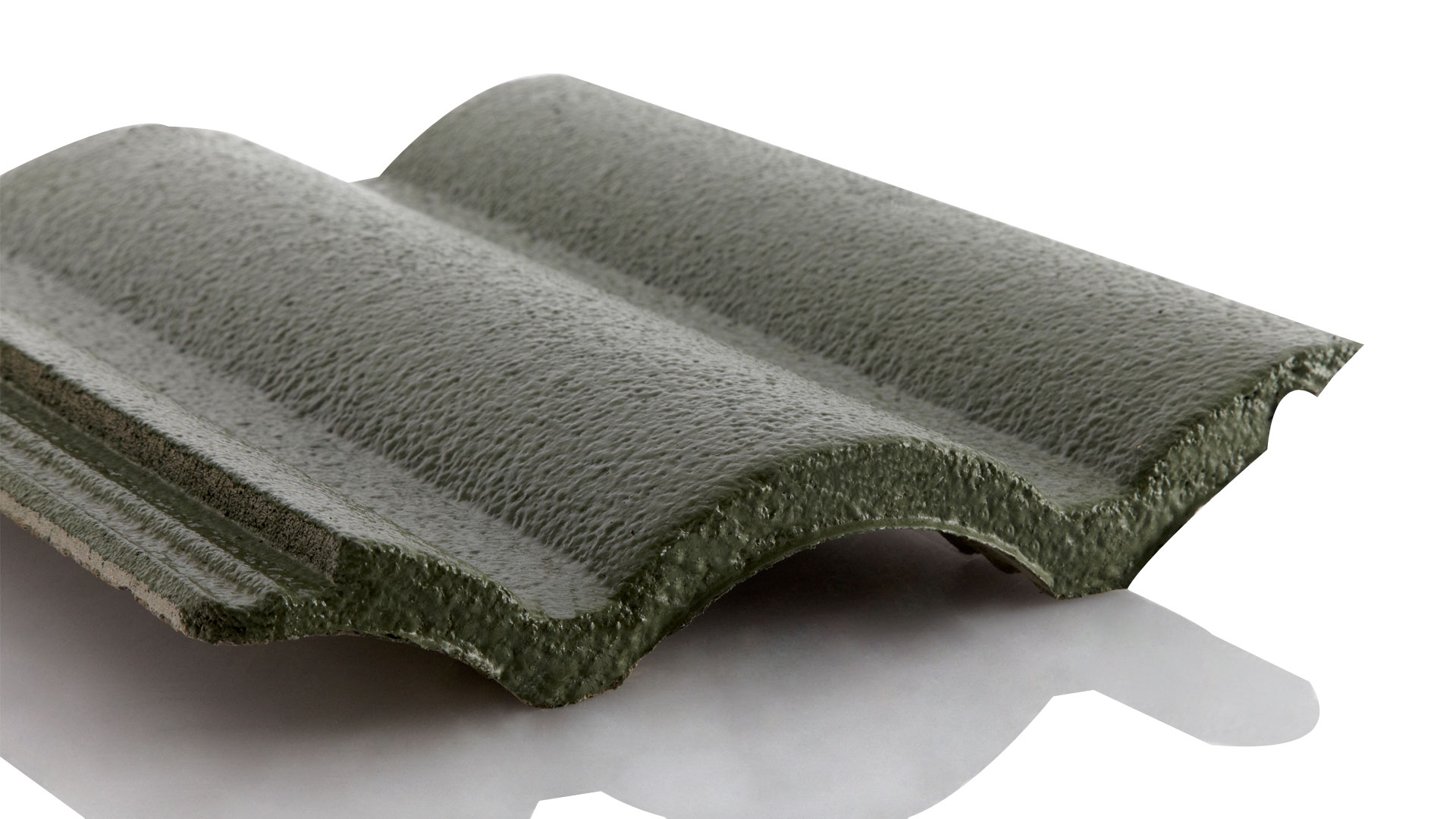 กระเบื้องหลังคาคอนกรีต เอสซีจี รุ่นลอนมาตรฐาน สีเขียวอินทนิล 2 กระเบื้องหลังคาคอนกรีต เอสซีจี รุ่นลอนมาตรฐาน สีเขียวอินทนิล