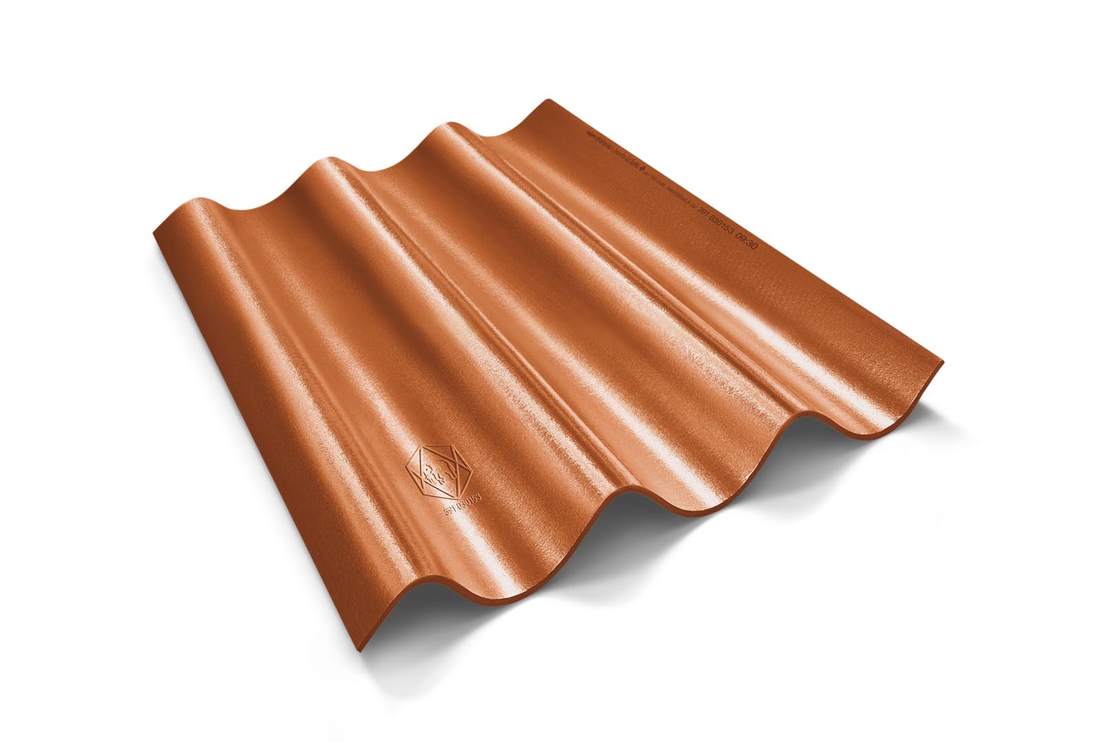 กระเบื้องหลังคาไฟเบอร์ซีเมนต์ เอสซีจี รุ่นพรีม่า สีส้มทอประกาย 1 กระเบื้องหลังคาไฟเบอร์ซีเมนต์ เอสซีจี รุ่นพรีม่า สีส้มทอประกาย