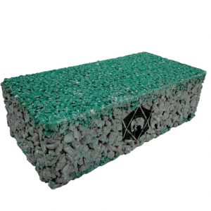 บล็อกปูพื้น เอสซีจี รุ่น Porous Block 10x20x6 ซม. สีเขียว