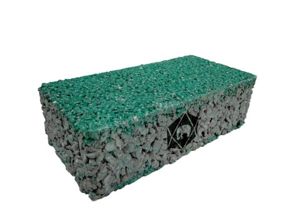 บล็อกปูพื้น เอสซีจี รุ่น Porous Block 10x20x6 ซม. สีเขียว