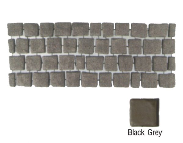 แผ่นทางเดินเอสซีจี รุ่น Carpet Stone สี่เหลี่ยม ผิวเรียบ สีแบล็คเกรย์ 38x92x2 ซ.ม.