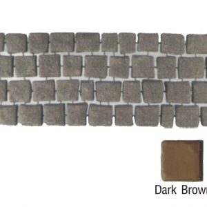 แผ่นทางเดินเอสซีจี รุ่น Carpet Stone สี่เหลี่ยม ผิวเรียบ สีดาร์คบราวน์ 38x92x2 ซ.ม.