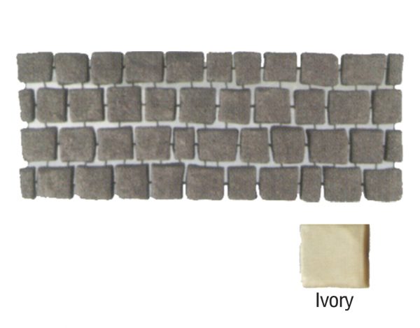 แผ่นทางเดินเอสซีจี รุ่น Carpet Stone สี่เหลี่ยม ผิวเรียบ สีไอวอรี่ 38x92x3.5 ซ.ม.