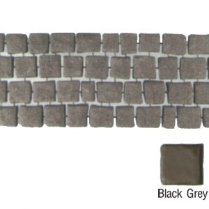 แผ่นทางเดินเอสซีจี รุ่น Carpet Stone สี่เหลี่ยม ผิวพ่น สีแบล็คเกรย์ 38x92x2 ซ.ม.
