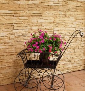 กระเบื้องคอนกรีตตกแต่งผนัง เอสซีจี รุ่น ทรูทัช สโตน ขนาด 10X50X3 ซม. สีสะวันนา (DS-112)